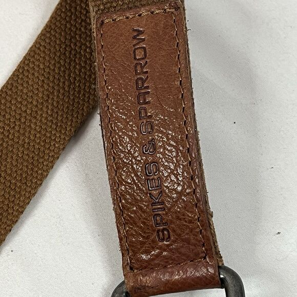 Spikes & Sparrow Leather Sling Bag ONE SHOULDER BACKPACK  BROWN - Picture 6 of 16